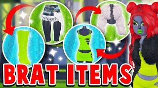 Using BRAT ITEMS in Dress to Impress! | Roblox