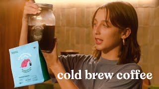 how to make cold brew coffee (with emma chamberlain)