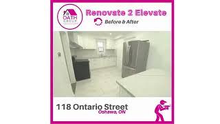 BRRRR Method - Before & After 118 Ontario Street, Oshawa ON