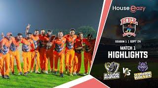 HouseEazy Premier League Highlights - Match 1 | Raging Rhinos vs Warrior Wolves | HouseEazy