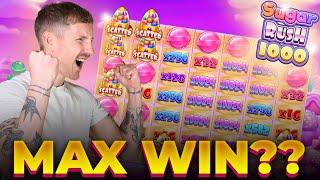 ALMOST MAX WIN ON SUGAR RUSH 1000 WITH CASINODADDY 