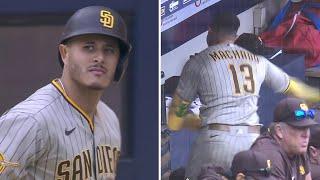 Manny Machado pops out, bashes cooler in frustration | MLB on ESPN