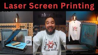 Easy Screen Printing Shirts Using Laser