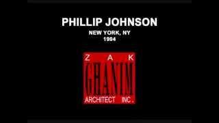 Interviews by Zak Ghanim with Philip Johnson (Audio Only)