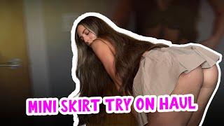 Mini Skirt Try-On Haul | Lydia Rose