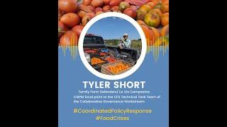 What is the CFS workstream on Collaborative Governance? | Tyler Short (Family Farm Defenders/USA)