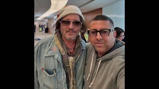 Johnny Depp arrived in Rome for the Rome film festival!