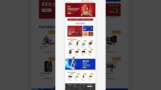 E-Commence Store Responsive Website And Web Design