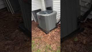 Mandeville, LA Home Inspector shows how to inspect exterior Air Conditioner