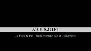 Mouquet: La Flute de Pan 3rd movement - piano accompaniment