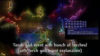 Summoning rainbow torch god in Terraria 1.4? (Torch god event explained)