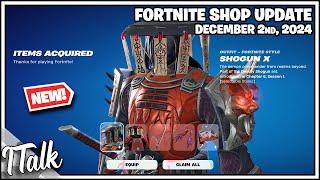 *NEW* SHOGUN X SKIN! Fortnite Item Shop [December 2nd, 2024] (Fortnite Chapter 6)