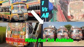 Cheeta Time 8555 On Motorway Overtake 750 And 8995 And 1357 Video By Shakargarh Flyers