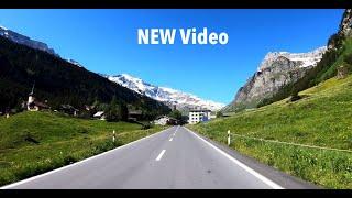 Klausenpass Switzerland - Full Lenght Car Ride in 4K