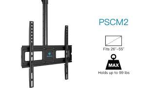 PERLESMITH PSCM2 Ceiling TV Mount | Level up Your Home Entertainment Experience