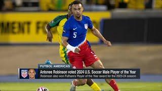 Antonee Robinson wins #USMNT Player of the year over Christian Pulisic