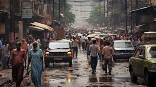 Walking busy streets of Mumbai - 4K HDR India Walking Tour