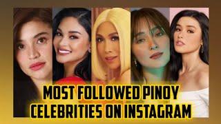 TOP 25 | MOST FOLLOWED PINOY CELEBRITIES ON INSTAGRAM | POLL PINAS EDITION