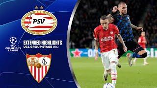 PSV vs. Sevilla: Extended Highlights | UCL Group Stage MD 2 | CBS Sports Golazo