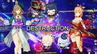 NEW LISA DPS TEAM! Lisa hyperloaded & C0 Yoimiya machine gun destroying abyss 12【原神】