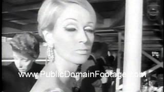 Jewelry fashion Show on Water 1960's Newsreel PublicDomainFootage.com