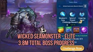 MLA - GBR [Wednesday] Wicked Seamonster (Elite) 3.8M Total Boss Progress 2024