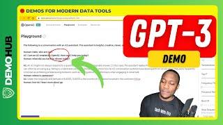 GPT-3 Demo // What is GPT 3  - GPT 3 AI - Artificial Intelligence - Open AI | www.demohub.dev