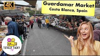 Guardamar Del Segura Wednesday Market  Alicante Spain Walking Tour ASMR 4K