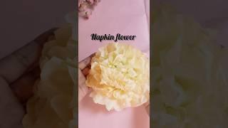 Diy tissue flower ️ #shorts #diy #explorepage #fyp #papercraft #flowers