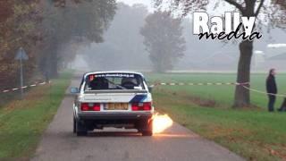 Volvo 240 Turbo brick shooting flames - Great sound!