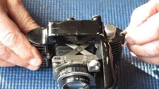 Servicing a Kodak Bantam Special film camera part 01