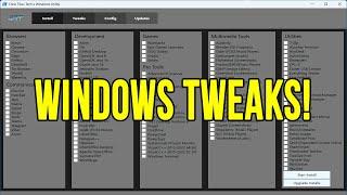 Chris Titus Tech's Windows 10 & 11 Tweaker Utility