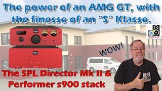 The power of an AMG GT with the finesse of an “S” Klasse. SPL Director Mk II & Performer s900 stack.