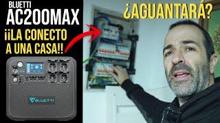 BLUETTI AC200MAX - ¿Puede DAR ELECTRICIDAD a una CASA? ¿Y CARGAR un TESLA? LO PRUEBO