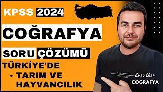 35)   KPSS 2024 I Türkiye'de Tarım Ve Hayvancılık -  Soru Çözümü I Enes Hoca #kpsscoğrafya #kpss2024