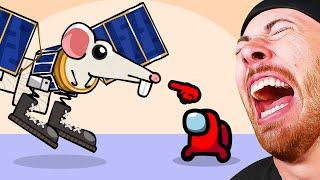 FUNNY Italian Brainrot Animals VS Mini Crewmate?! (Funny Among Us)