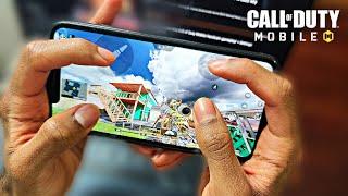 iPhone 11 4 Finger Claw Handcam | COD MOBILE!!