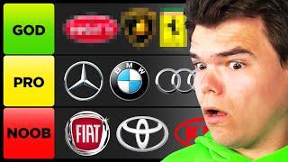 Jelly Ranks POPULAR CAR BRANDS! (Tier List)