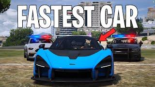 Trolling Cops with Fastest Car in GTA 5 RP