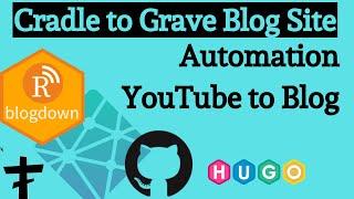 CradleToGraveR Blogdown Hugo Site Progress Report