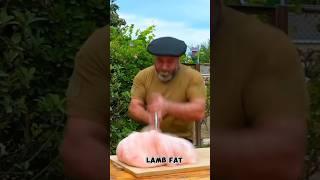 Cooked lamb fat | Lamb fat cooked by cool chef | easy and delicious  #cooking