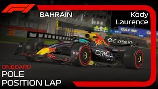 Kody Laurence's Pole Lap l Bahrain Grand Prix l 2025 CMRSC F1 World Championship