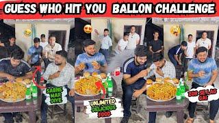 Guess Who Hit You & Eat Unlimited Pizza, Burger & French Fries    Sahil Khan & Team | #funny