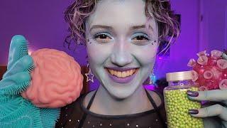 ASMR Alien Probes, Massages, & Smoothes Your Brain  (layered sounds, personal attention)