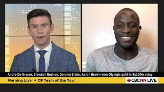 Live interview with Jerome Blake: Olympic Champion & Team Athlete of the Year winner