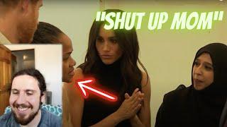 Reacting To Meghan's MASK SLIP At Her Mom #meghanmarkle