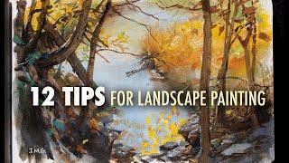 12 Tips for Landscape Painting: How to Capture Your First Impression