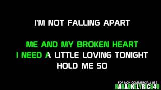 Rixton-Me and my broken heart karaoke lower key