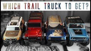 HPI vs TRAXXAS vs AXIAL vs VATERRA - TRAIL TRUCK SHOWDOWN