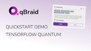 Using TensorFlow Quantum on qBraid